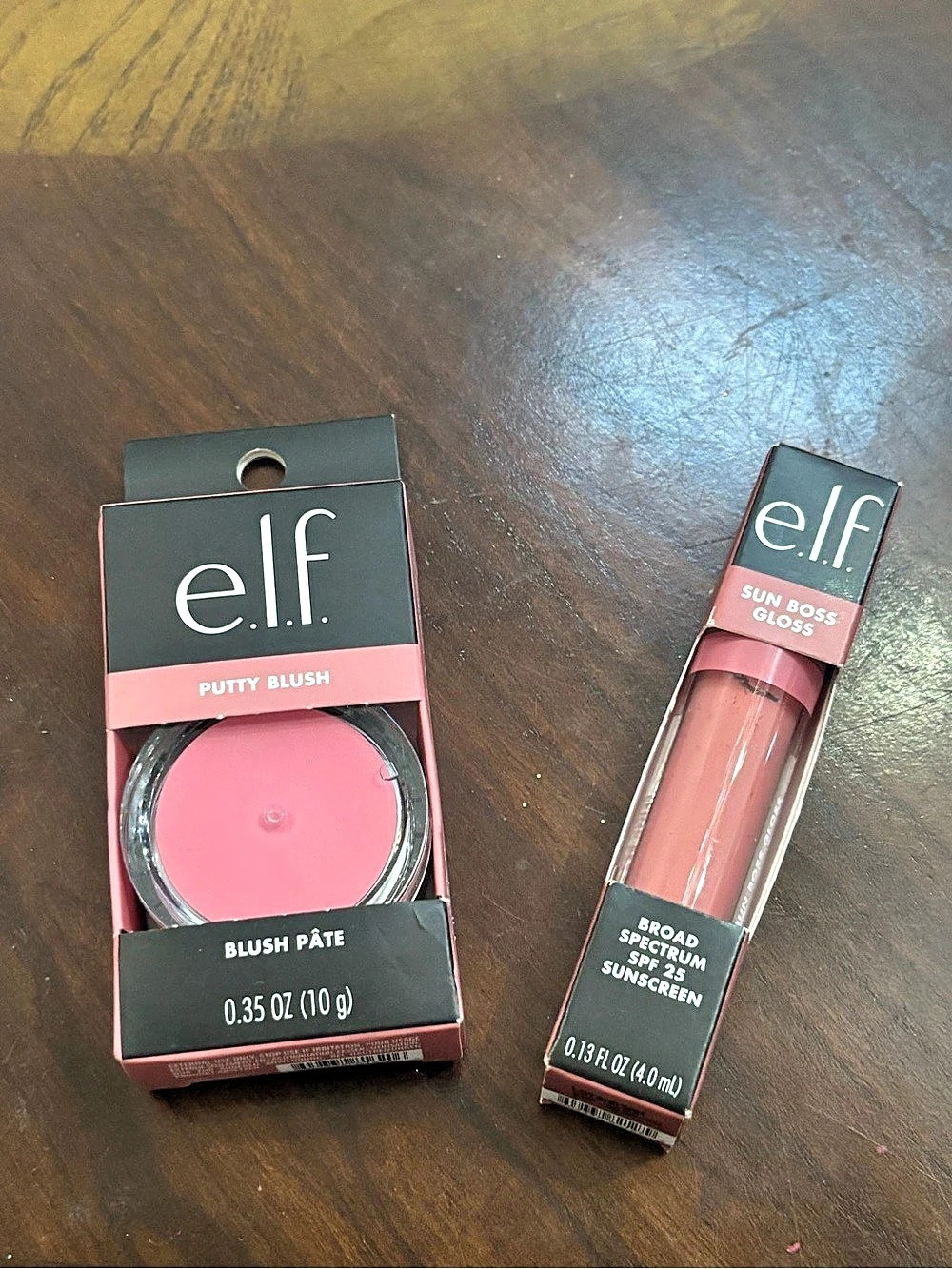 e.l.f. Putty Blush & Sun Boss Gloss Bundle. Pink